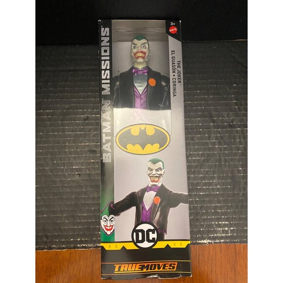 Batman: Knight Missions 12" THE JOKER ACTION FIGURE (TRUE MOVES) 2018 Mattel - Picture 1 of 7